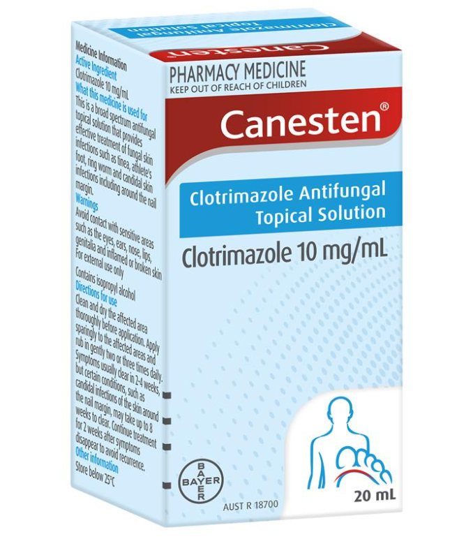Canesten Clotrimazole Antifungal Topical Solution (EXP: 01/03/2026)