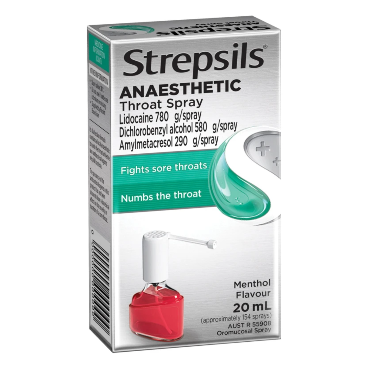 Strepsils Plus Anaesthetic Throat Spray 20ML (EXP: 01/10/2026)