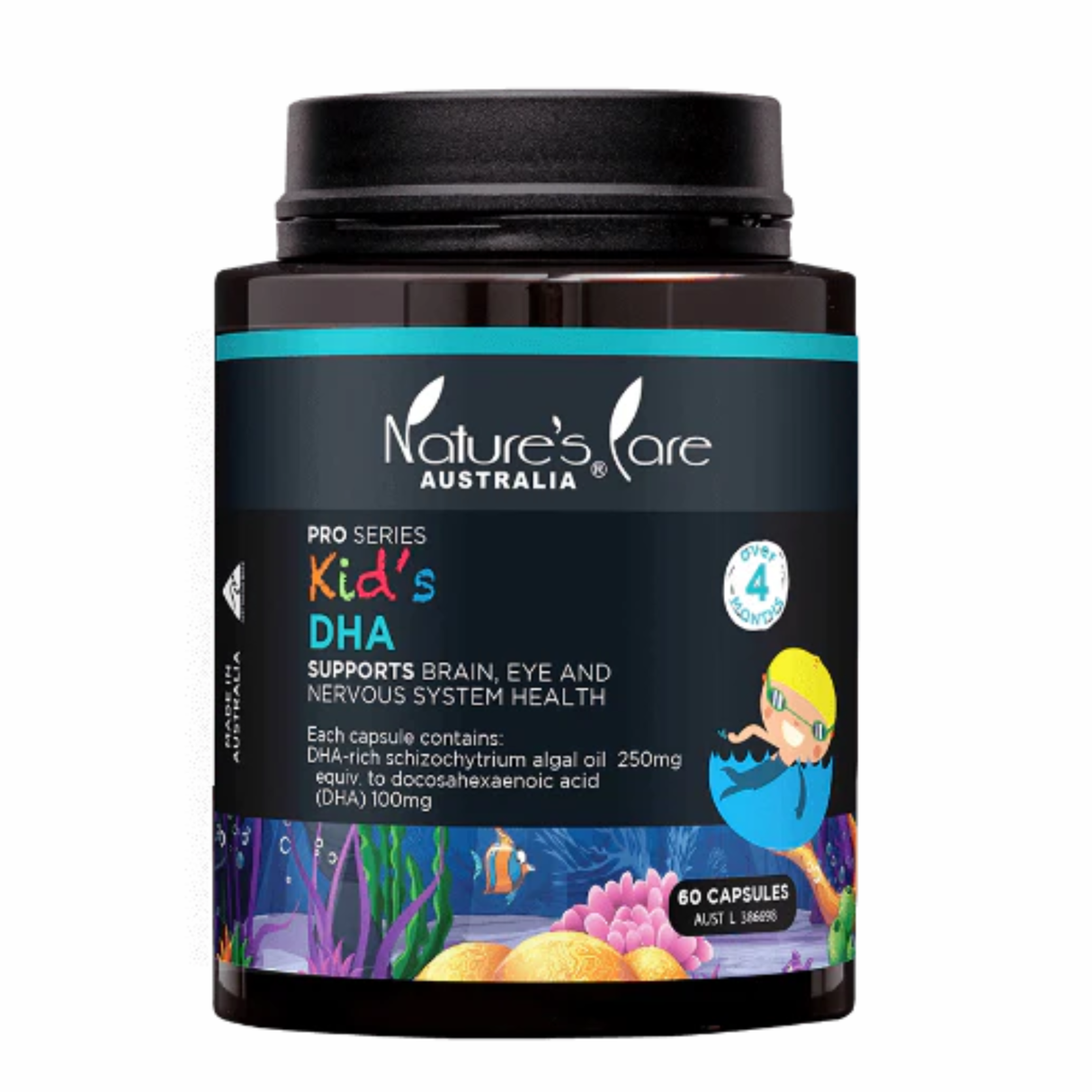 Nature's Care プロシリーズ キッズ DHA 60 カプセル