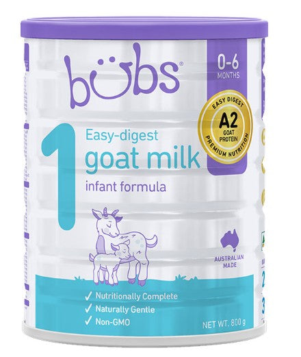 Bubs Goat A2 Infant Formula Stage 1 800g (EXP: 10/09/2026)