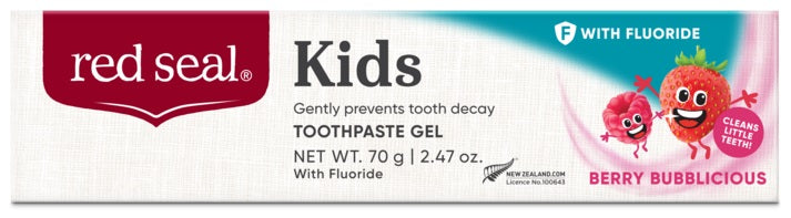 レッドシールキッズベリーバブリオアリスフッ化物歯磨き粉70g