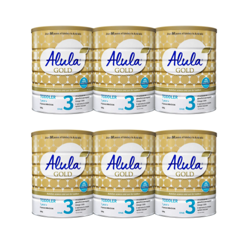 Alula Gold Toddler Milk Drink 1 Year+ Stage 3 900g X 6 BUNDLE