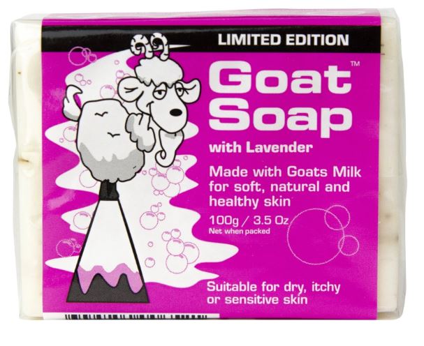 DPPヤギ石鹸バー、ラベンダー、100g