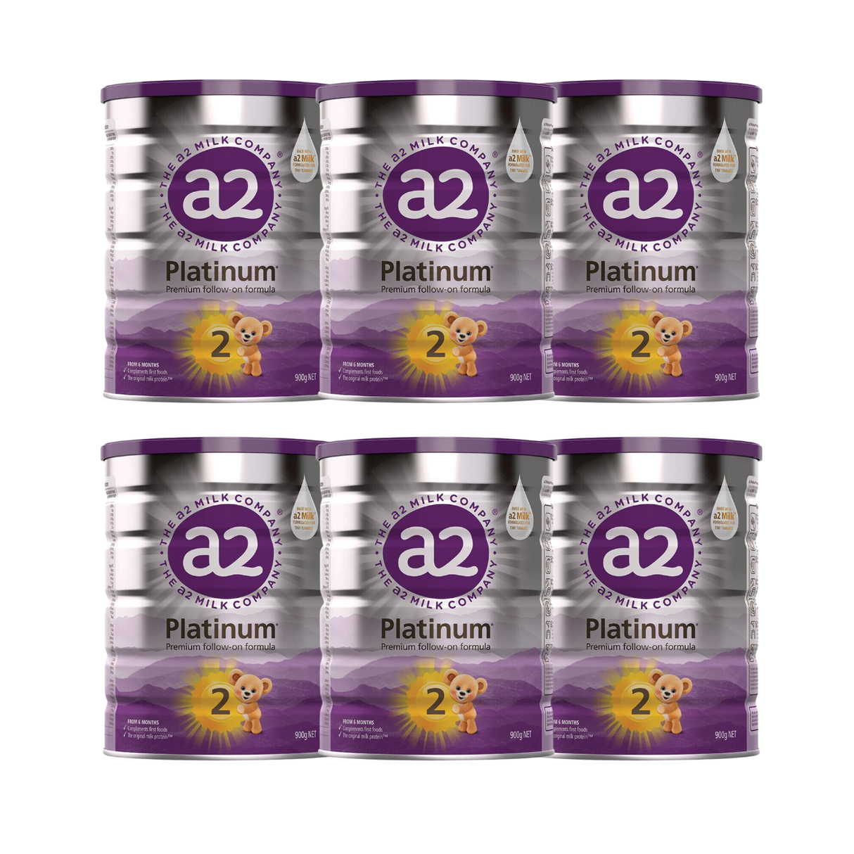 A2 Platinum Premium Follow On Formula Stage 2 900g X 6 BUNDLE