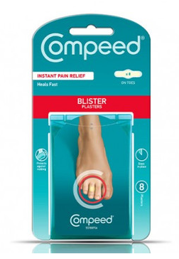 Compeed 脚趾水泡膏药 8 件装（日期：01/08/2026）