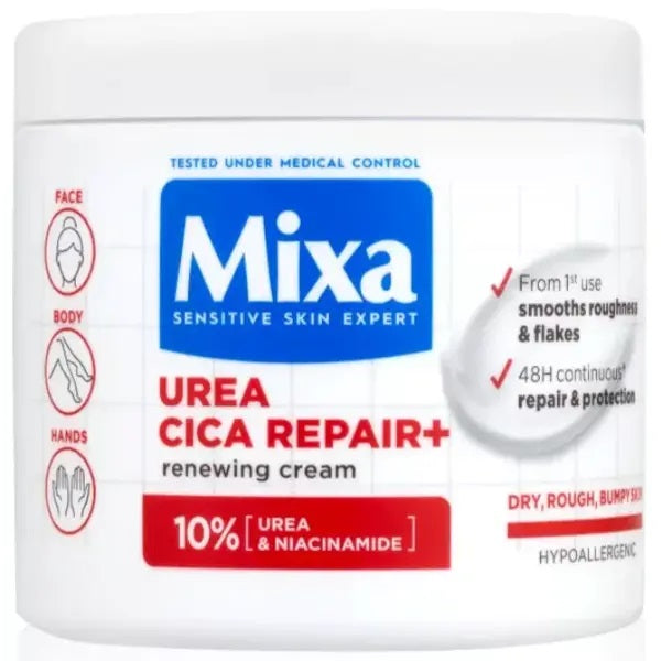 Mixa Urea Cica Repair+ Renewing Cream 400ml