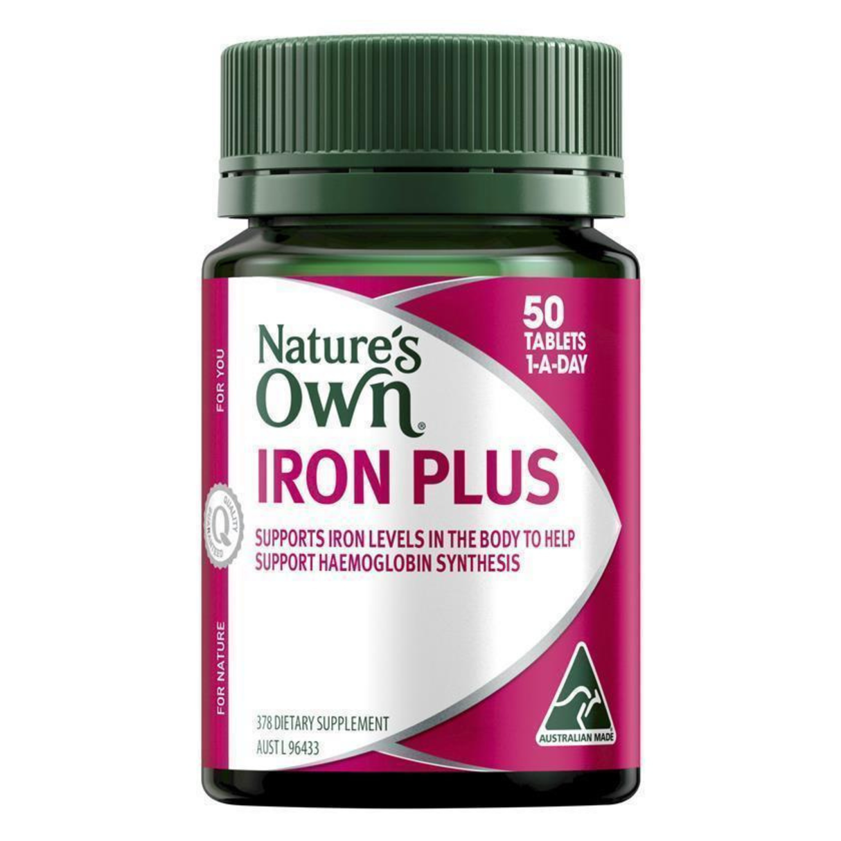 Natures Own Iron Plus 50 เม็ด (EXP: 01/05/2026)