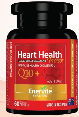 EnerVite Heart Health Protect Q10 Plus 60 Capsules