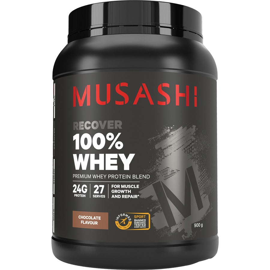 Musashi 100% Whey Chocolate Milkshake 900g