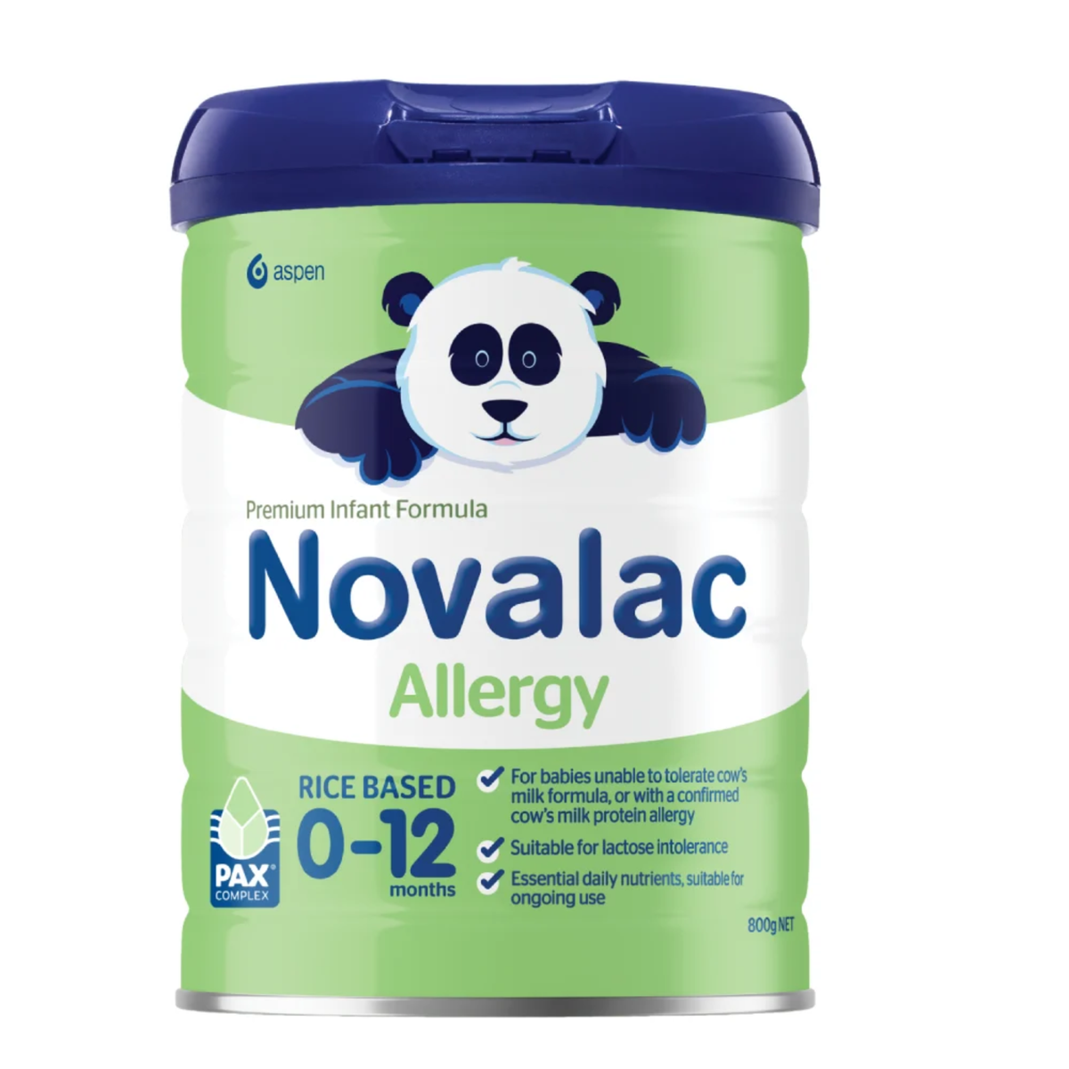 Novalac Allergy Infant Formula Rice Based 0-12 Months 800g (PAX)