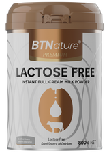 btnature乳糖不含瞬時全奶油奶粉800g