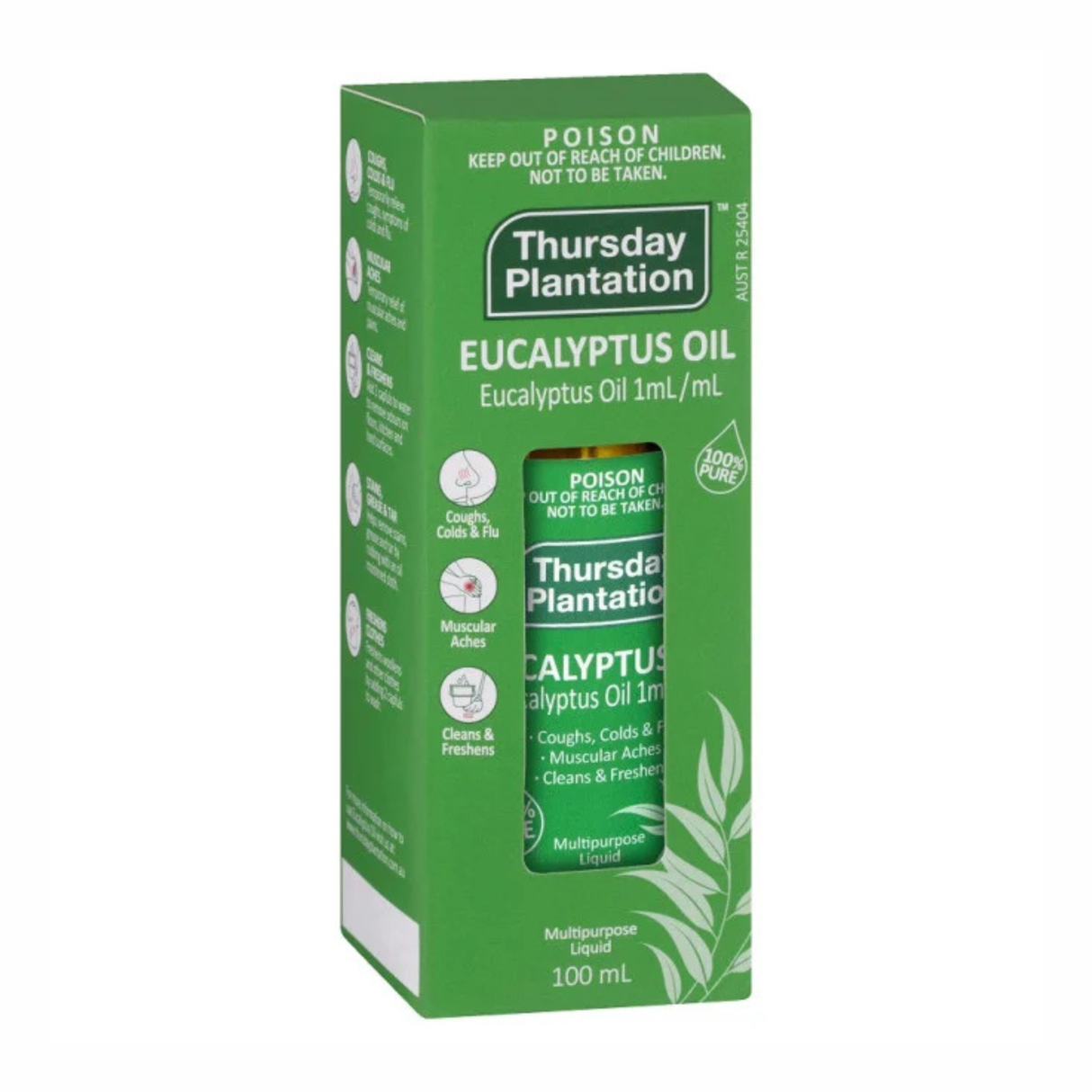 Thursday Plantation Eucalyptus Oil 100% 100mL (EXP: 01/04/2026)