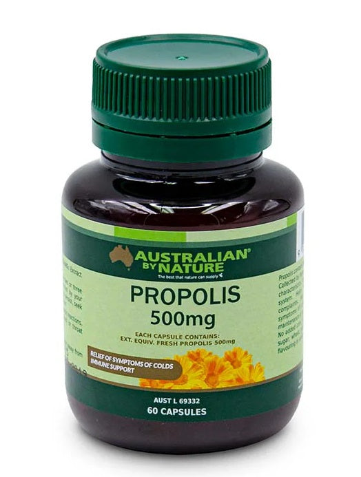 Australian By Nature Propolis 500mg 60 Capsules
