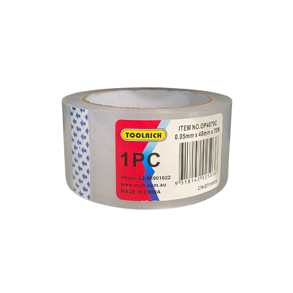 Toolrich Clear Packing Tape 48mm x 70m