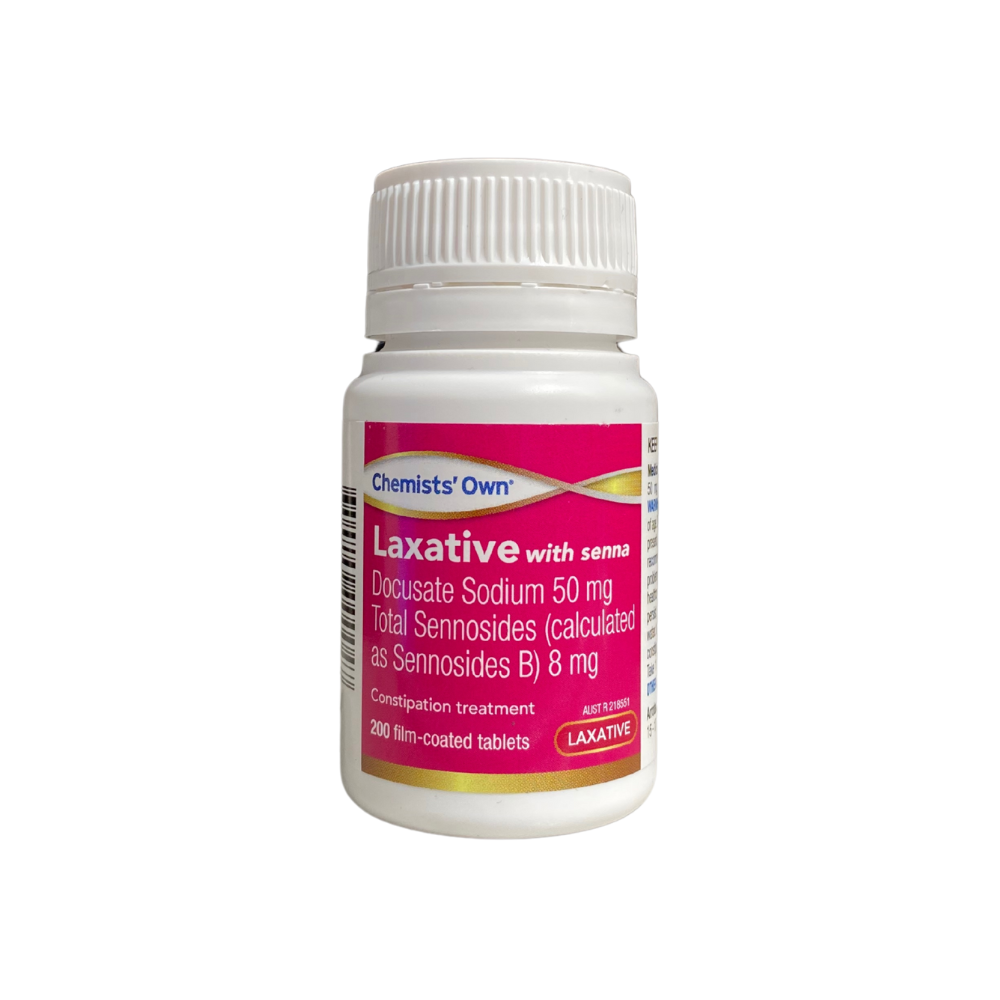 Chemists' Own Laxative with Senna 200 Tablets (EXP: 01/10/2026)