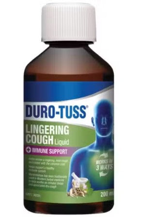 Duro-Tuss Lingering Cough Liquid 200มล. (EXP: 11/01/2026)