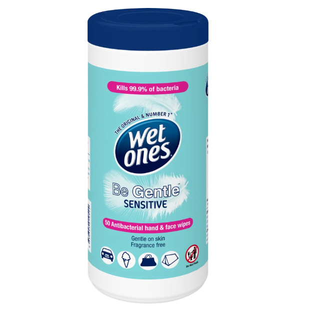 Wet Ones Be Gentle Canister 50 Pack