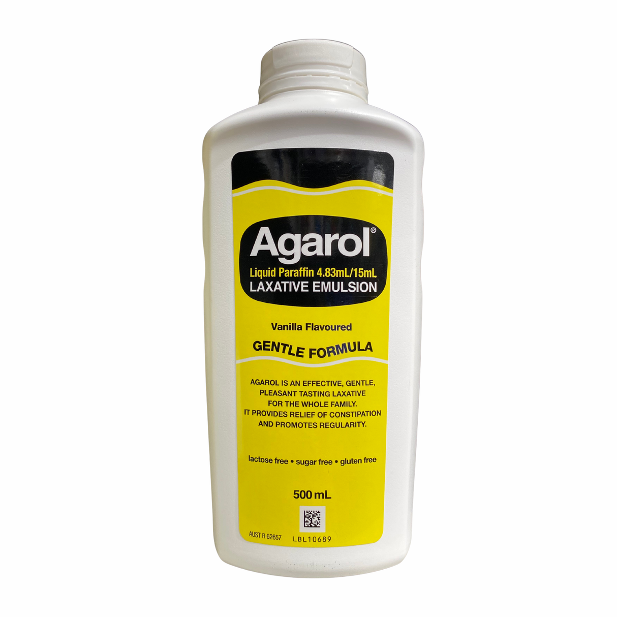 Agarol Vanilla Laxative Emulsion 500mL (EXP: 01/02/2026)