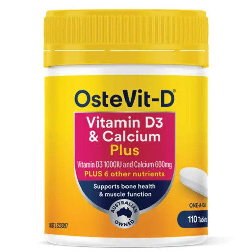 OsteVit-D Vitamin D3 & Calcium Plus 110 Tablets
