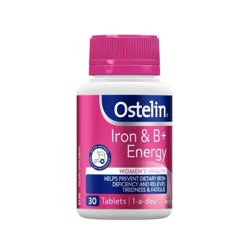 Ostelin Iron B+ Energy 30 Tablets