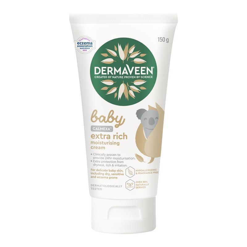 Kem Dưỡng Ẩm DermaVeen Baby Calmexa Extra Rich 150g (EXP: 01/02/2026)