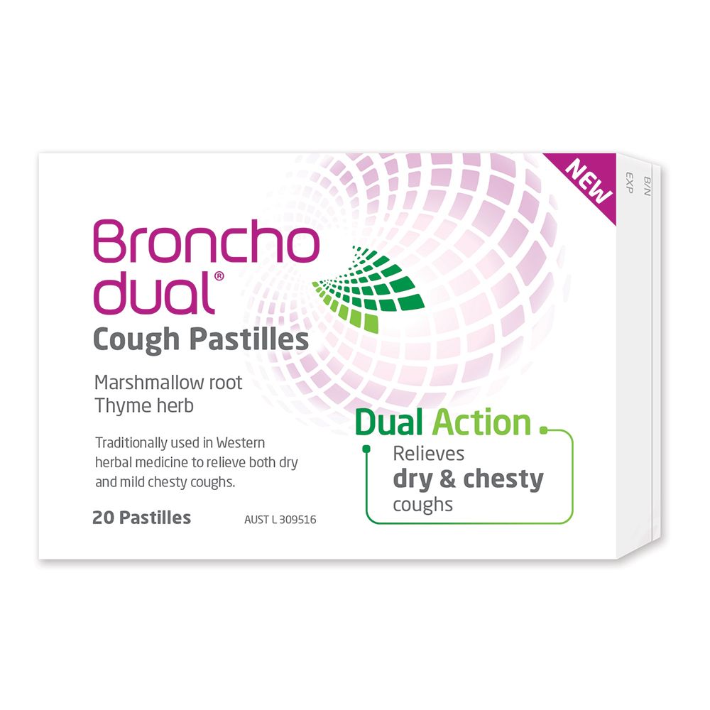 Bronchodual Cough Pastilles 20 Pastilles