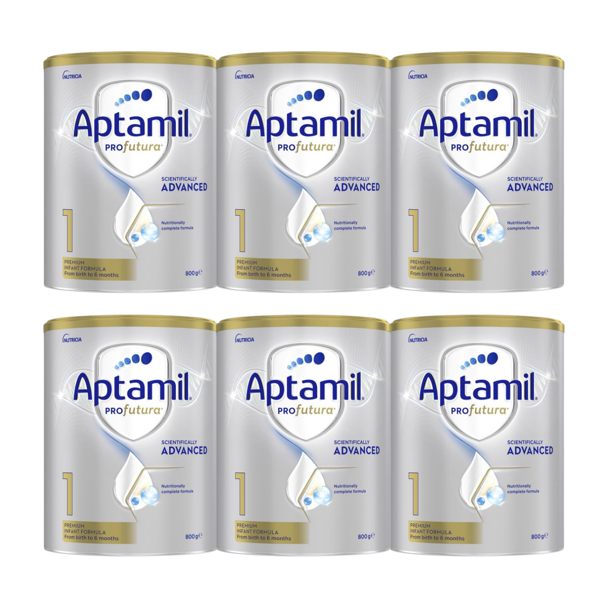 Aptamil Profutura 1 Advanced Premium Infant Formula 0-6 Months 800g X 6 BUNDLE