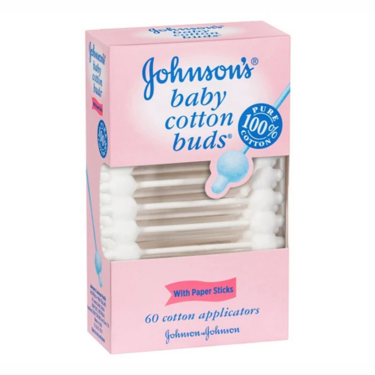 Baby Applicator ของ Johnson's Baby Cotton Applicator 60 แพ็ค