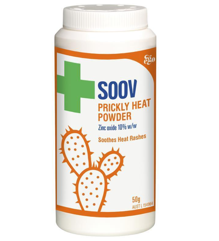 SOOV Prickly Heat Powder 50g (EXP: 01/01/2026)