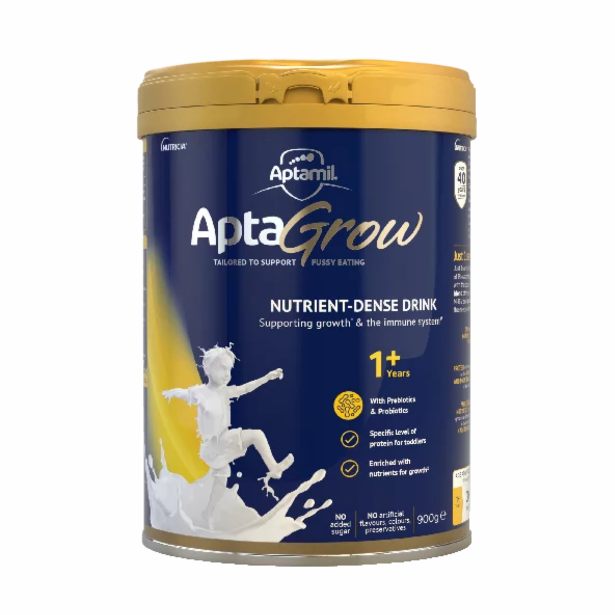 Aptamil AptaGrow Nutrient-Dense Milk Drink From 1+ Years 900g
