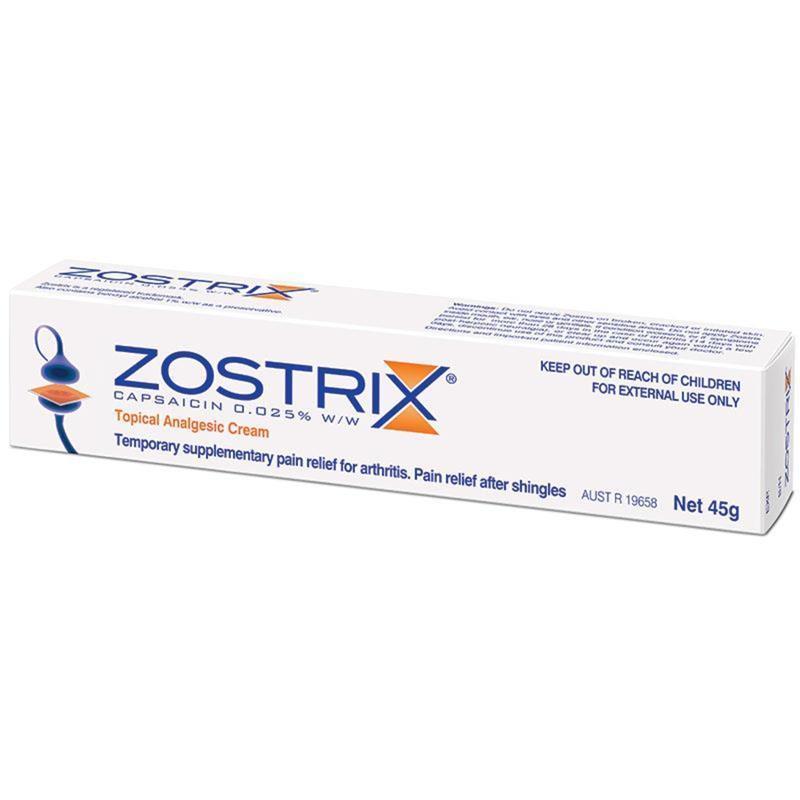 ゾストリックス トップ鎮痛クリーム 45g (EXP: 28/02/2027)