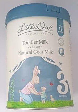 LittleOak Toddler Milk with Natural Goat Milk Stage 3 800g (Olive Oil)