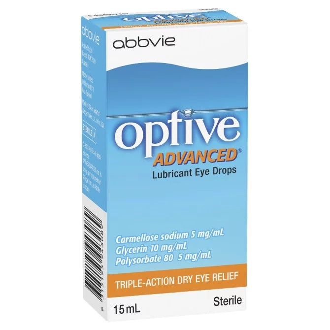 Thuốc nhỏ mắt bôi trơn cao cấp Optive 15ml (EXP: 01/11/2026)