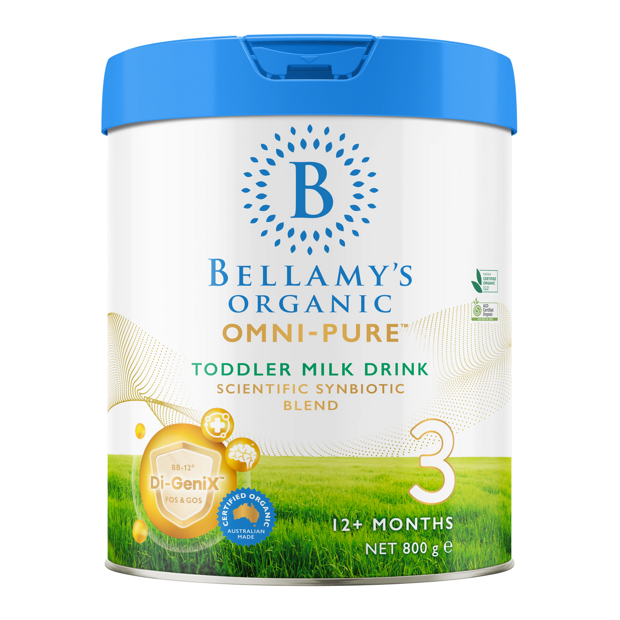 Sữa uống Omni-Pure hữu cơ bước 3 của Bellamy's 800g