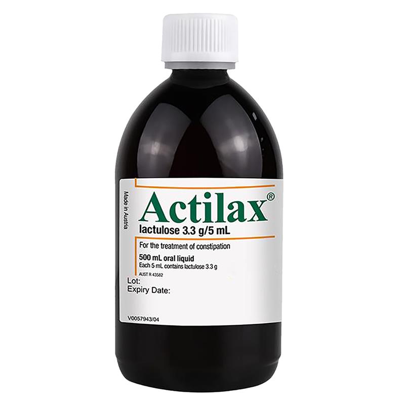 Actilax Lactulose 3.3g/5ml 500ml