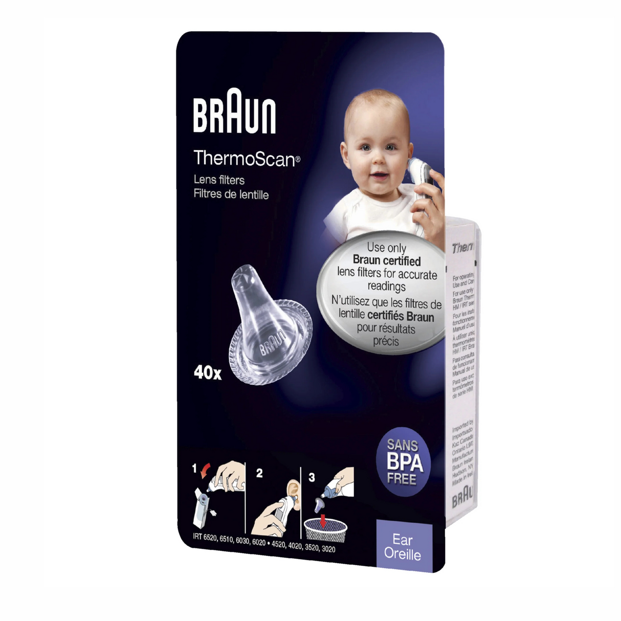 Braun Thermoscan Lens Filters 20x2