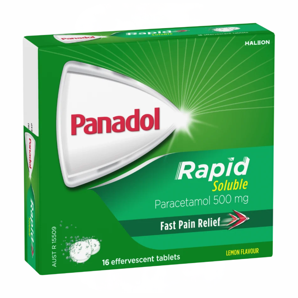 Panadol Rapid Hòa Tan 16 Viên Sủi - Quả chanh (S2)