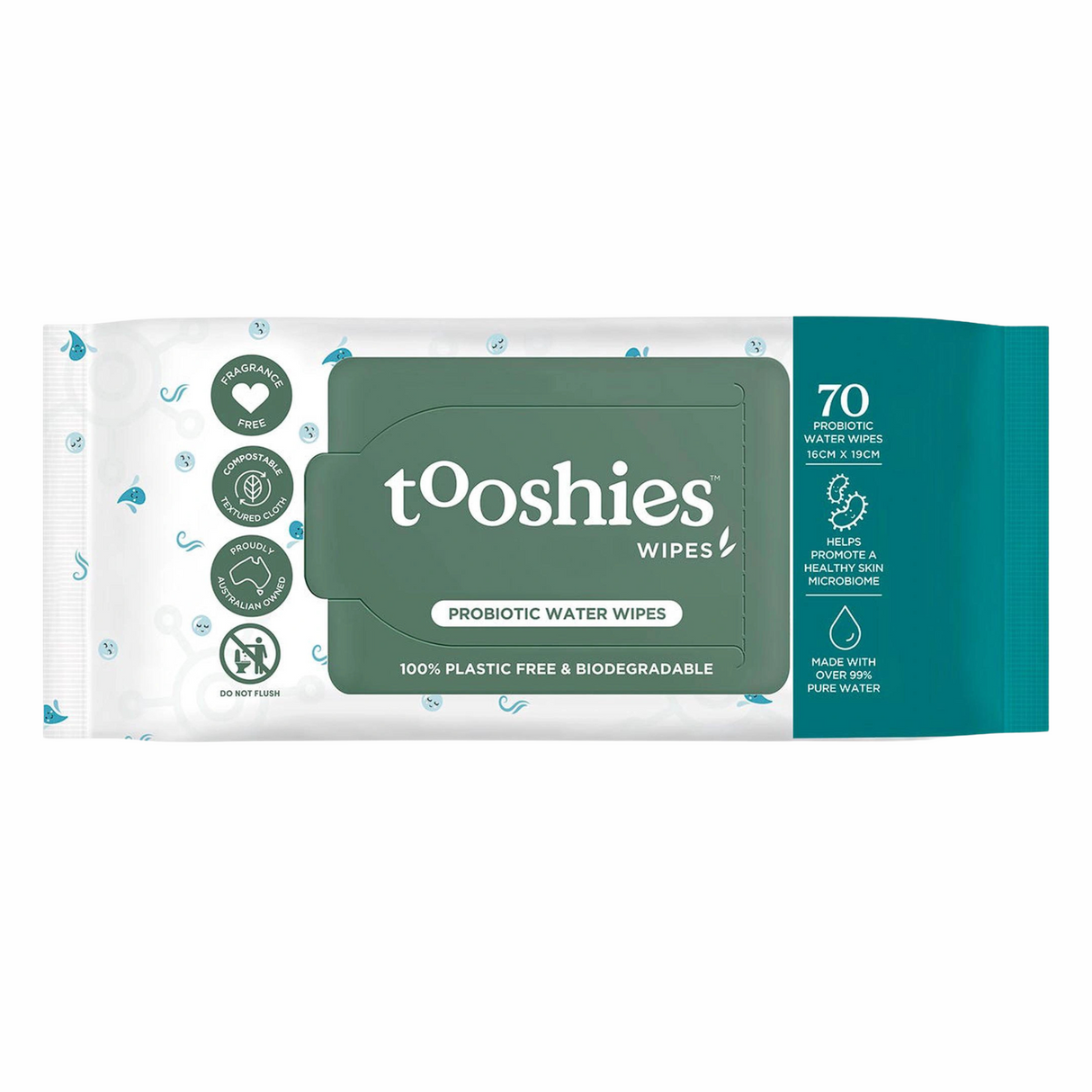 Tooshies Probiotic Water Wipes 70パック