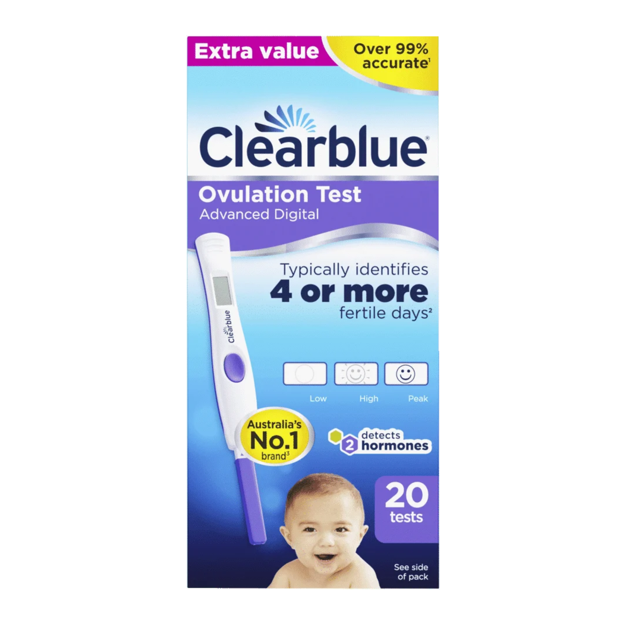 Clearblue Ovulation Test Advanced Digital - 20 Tests