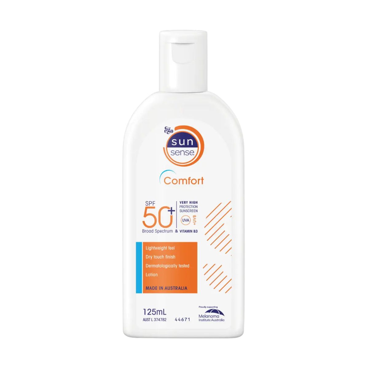 Ego Sunsense Comfort 50+ Sunscreen SPF50+ 125mL (EXP: 01/10/2026)