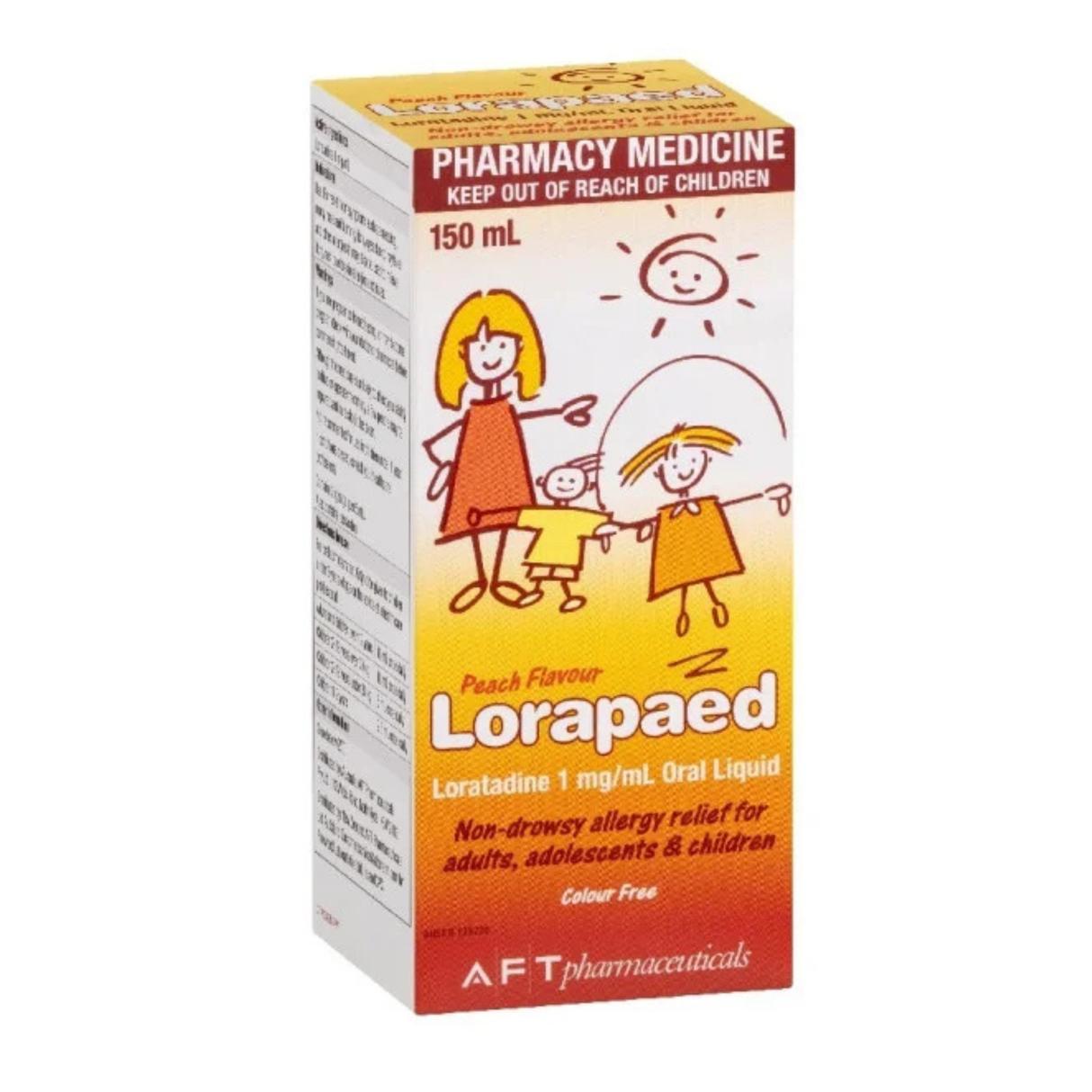 Lorapaed 桃子糖漿 150mL (EXEX: 01/08/2026)