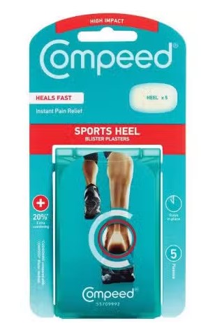 Compeed Sports Heel Blister Plasters 5 Pack (EXP: 01/03/2026)
