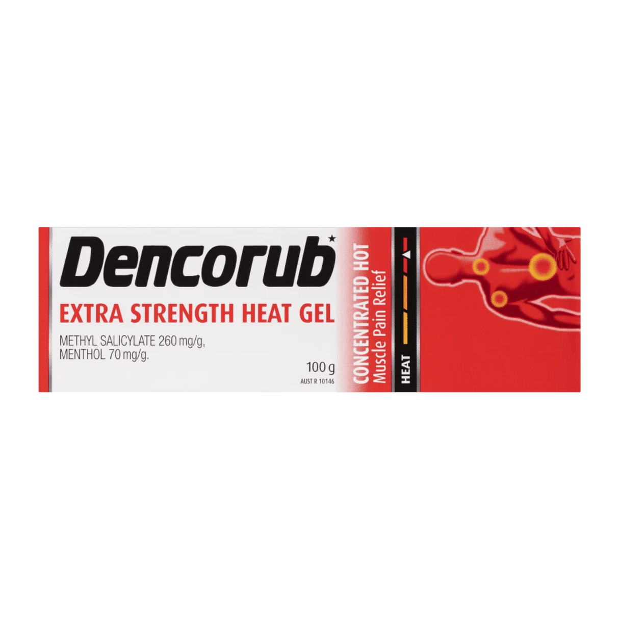 Dencorub Extra Strength Heat Gel 100g