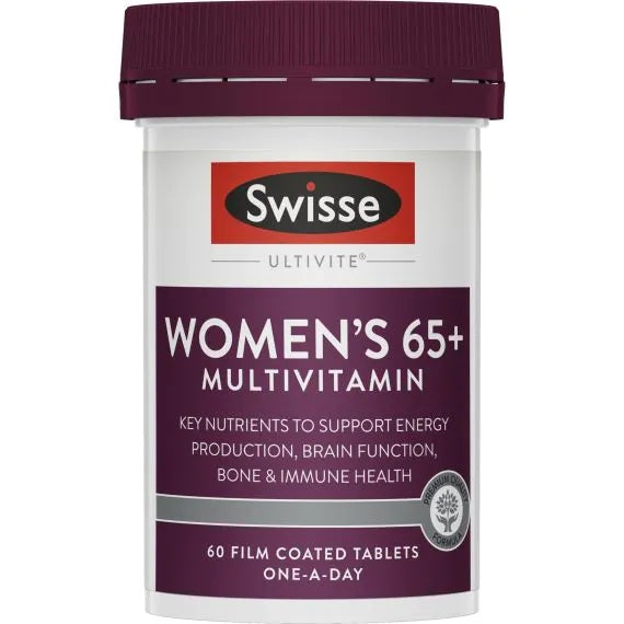 Swisse Ultivite Womens 65+ Multivitamin 60 Tablets