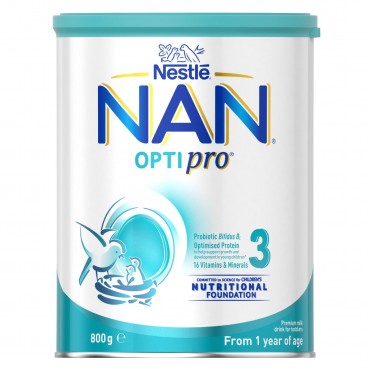 雀巢 NAN Opti Pro 幼兒牛奶飲料第 3 階段 800g（出廠日期：14/02/2027）