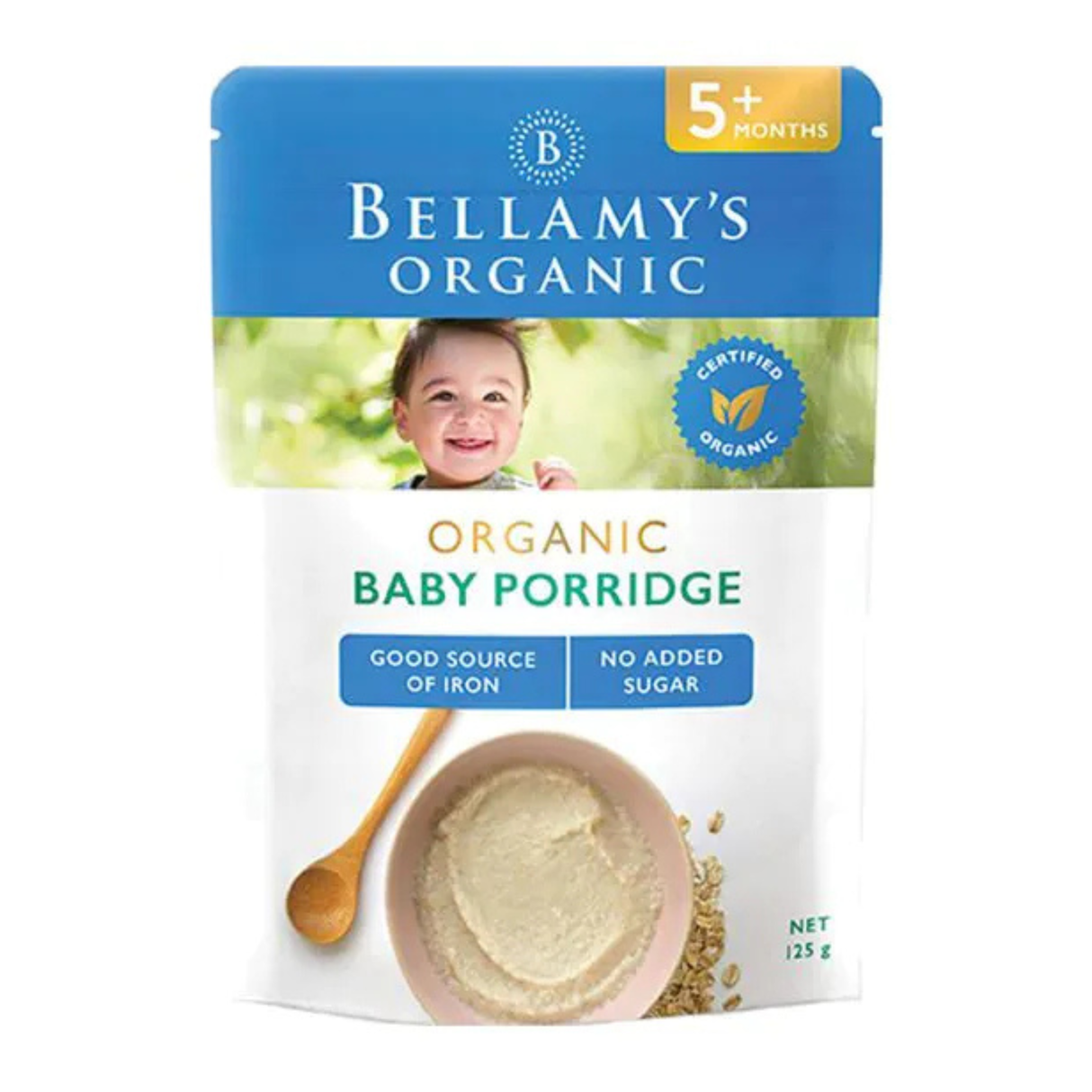 Bellamy's Organic Baby Porridge 5+ months 125g