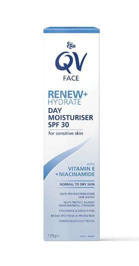 自我QV臉部保濕日霜SPF 30 125克