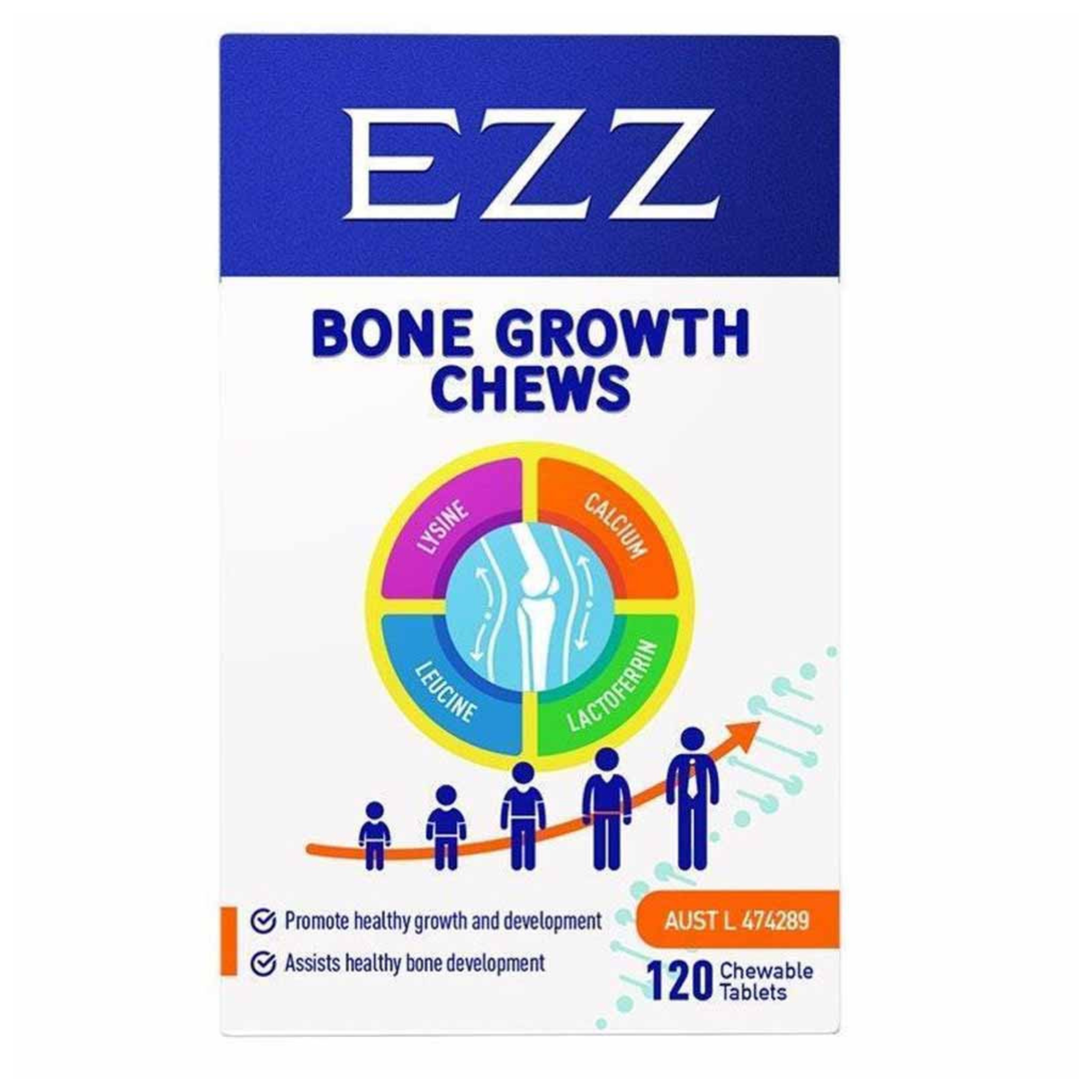 EZZ 骨骼生长咀嚼片 120 咀嚼片