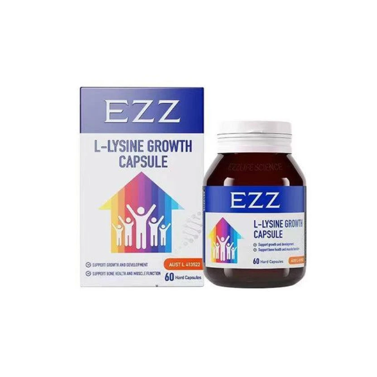 EZZ L-Lysine Growth Capsule 60 Capsules