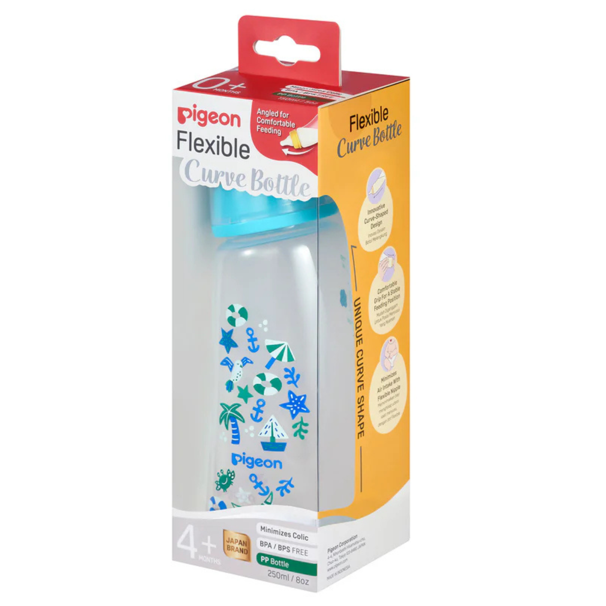 Bình sữa cổ thon Pigeon 250mL